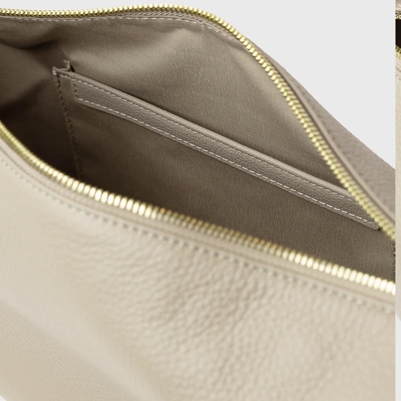 NEW - Toco Toscano Rey Medium Shoulder Bag - Taupe Beige Grey - Picture 6 of 12